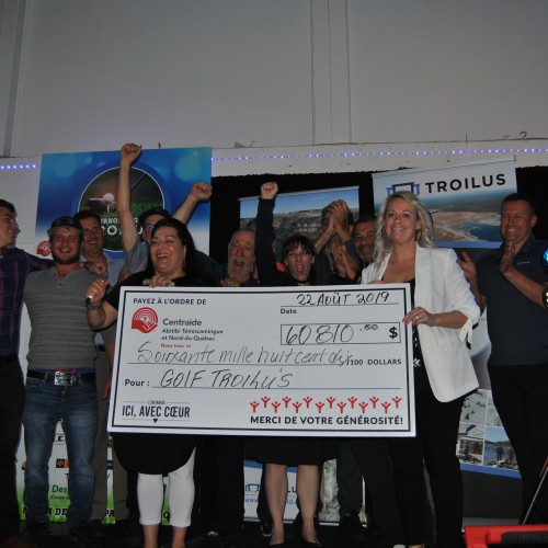 A record over $60,000 raised at the United Way Golf Tournament in Chibougamau 